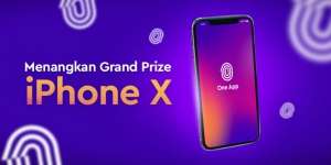 Download One App, Dapat iPhone X!