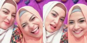 Penampilan Vanessa Angel Berhijab Syar'i