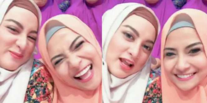 Penampilan Vanessa Angel Berhijab Syar'i