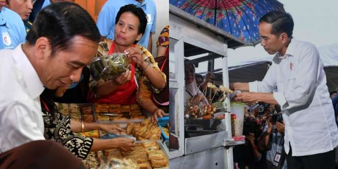 6 Momen Saat Jokowi Jajan di Pinggir Jalan