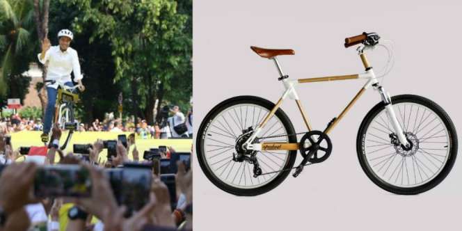 Mengenal Sepeda Bambu Jokowi di Deklarasi Alumni UI