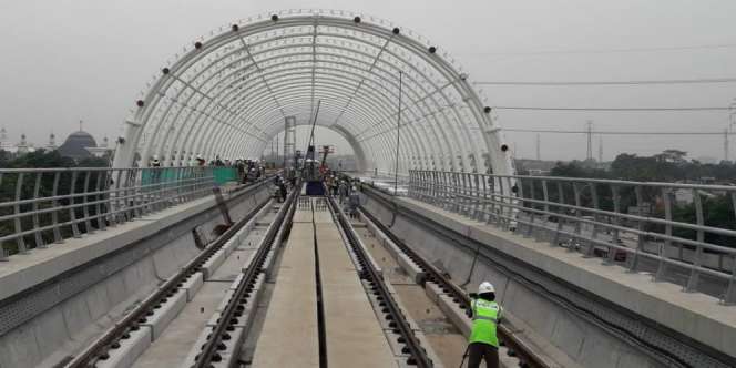Pembangunan LRT Jabodebek Rp673 M/Km, Lebih Murah dari Malaysia