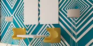 Aksen Stripes Bikin Ruangan Bernuansa Berani