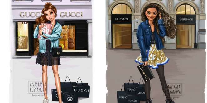 Ini Jadinya Jika Putri Disney Jadi Model Brand Fashion Ternama