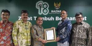 Baznas Terima Penghargaan dari Inggris