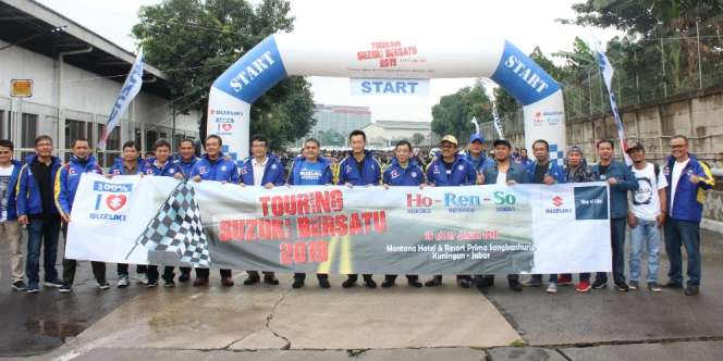Suzuki Gelar Touring Unik, Ribuan Peserta Hadir