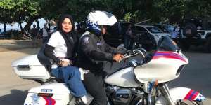 Dibonceng Polisi, Sarita Mantan Istri Faisal Haris Banjir Doa