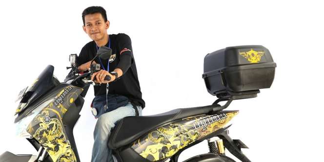 Jawara Modifikasi Maxi Yamaha, Ada Sentuhan Pandawa Lima