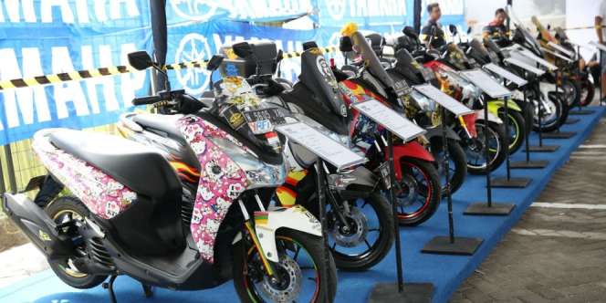 CustoMAXI Guncang Bandung, Karya Modifikator Lady Biker Curi Perhatian