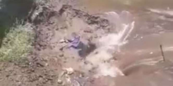 Fenomena di Sleman, Air Sungai Mengalir ke dalam Tanah