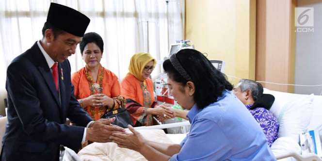 Doa Jokowi untuk Ani Yudhoyono