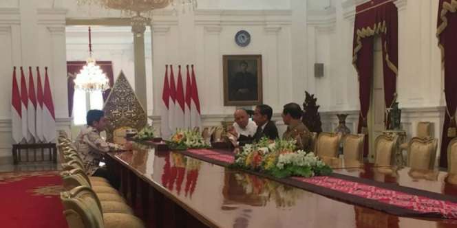 Bertemu Jokowi, Bos Bukalapak Achmad Zaky Minta Maaf