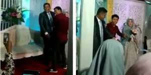 'Pura-pura Bahagia', Si Pria Salah Tingkah Datang ke Pernikahan Mantan