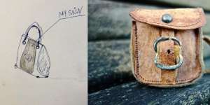 Ngeri! Wanita Ini Bikin Tas Tangan dari Kulit Kakinya