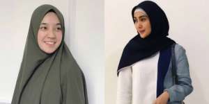 Pergi Umroh, Dhini Aminarti & Fenita Arie Tampil Bercadar