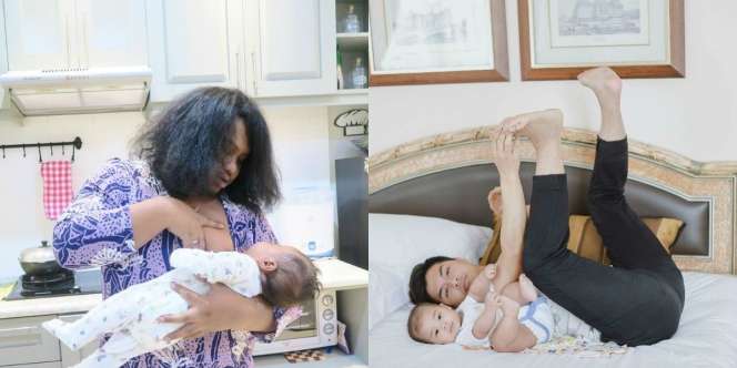 10 Potret Nyeleneh Artis Urus Anak Ini Bikin Gemes