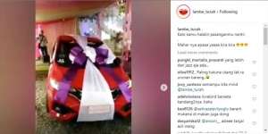 Viral, Honda Jazz Jadi Mahar Pernikahan