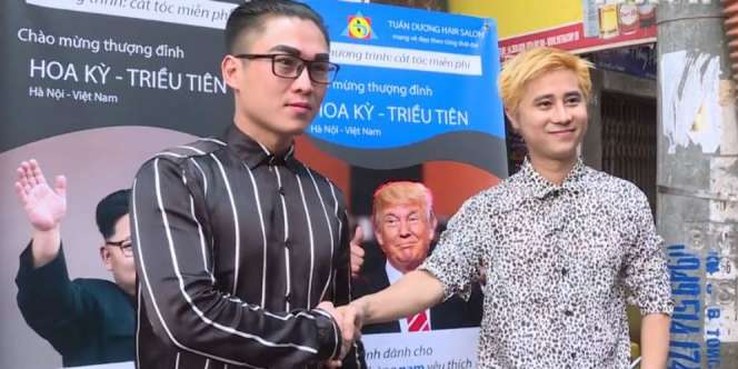 Potong Rambut Gaya Trump dan Kim Jong Un Gratis
