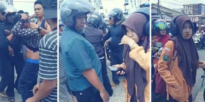 Viral Video Siswi SMA Kejar dan Tabrak Penjambret Ponselnya
