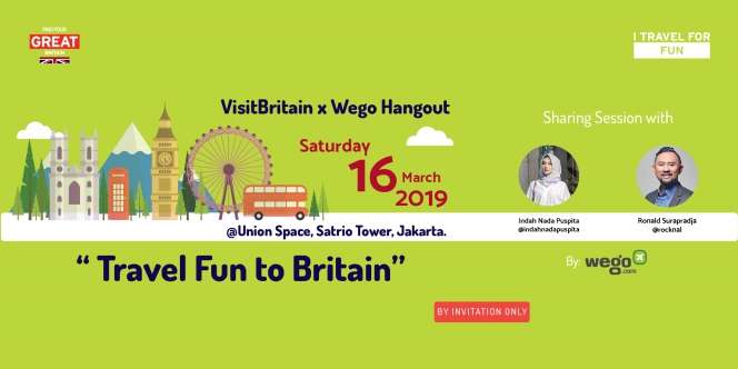 Mau Undangan Eksklusif `Travel Fun to Britain`, Ini Caranya