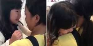 Viral, Tangis Haru Bocah Ditinggal Pengasuh