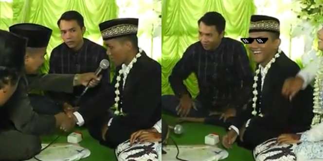 Kocak! Bukannya Ucap Ijab, Si Mempelai Pria Malah Sahkan Penghulu