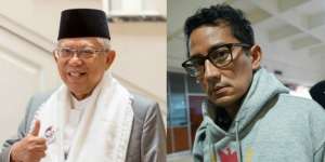 Adu Gaya Ma'ruf Amin Vs Sandiaga Uno di Debat Cawapres 2019