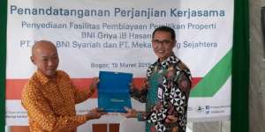 Kejar Target Pembiayaan KPR, BNI Syariah Gandeng Masgroup