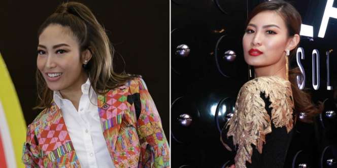 Pakai Busana Serupa, Ayu Dewi dan Patricia Gouw Bagai Kembaran