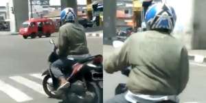 Viral, Skill Pengendara Motor di Lampu Merah Ini Curi Perhatian
