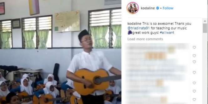 Viral, Aksi Santri Sumut Diapresiasi Band Kodaline