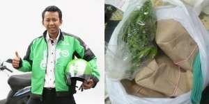 Pesan Nasi Goreng Plus Ekstra Cabai, Ngakak Lihat Bawaan Driver Ojol!