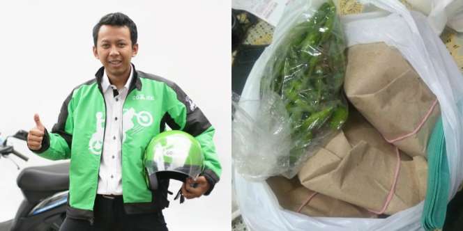 Pesan Nasi Goreng Plus Ekstra Cabai, Ngakak Lihat Bawaan Driver Ojol!