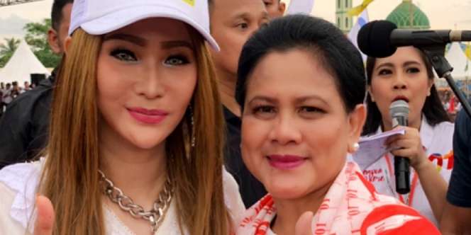 Setelah Iriana, Giliran Inul Jatuh di Panggung Kampanye Jokowi