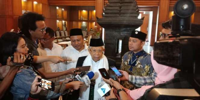 Beredar Isu Sakit dan Masuk RS, Ma`ruf Amin Sibuk Kampanye di Madura