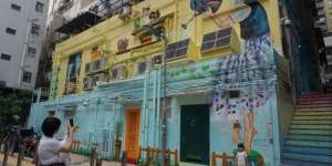 Art Line, Sudut Paling Instagramable di Rimba Beton Hong Kong