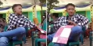 Aksi Bocah Tak Diundang Comot Makanan Pernikahan Ini Viral