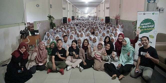 Sasar Milenial, Gerakan 'Jangan Takut Berbagi' Kini Masuk Sekolah