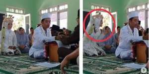 Ekspresi Kegirangan Mempelai Wanita Saat Dinyatakan Sah