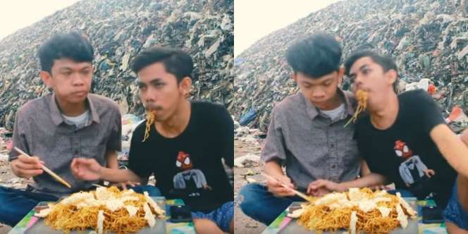 Live Mukbang di TPA Sampah, Aksi Youtuber Ini Bikin Mual