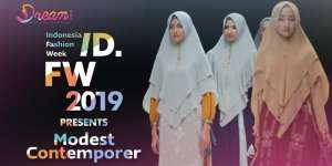 Gelegar Modest Contemporer di Indonesia Fashion Week 2019