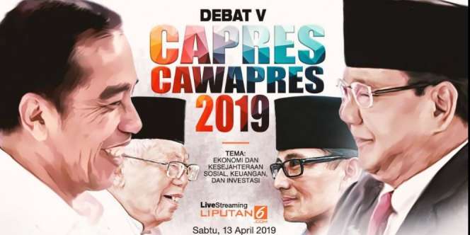 Lihat Live Streaming Debat Pamungkas Jokowi Vs Prabowo
