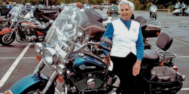 Nenek Biker Perkasa, 75 Tahun Touring Naik Moge Sejauh 1 Juta Km