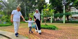 Saat Kiai Ma'ruf Amin Tampil Sporty