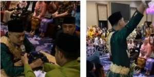 Ngakak, Mempelai Pria Selebrasi 'Jumpa Fans' Usai Ijab Kabul