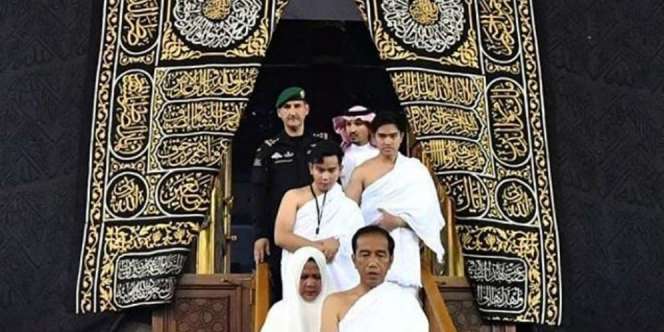 Jokowi Sempat Bingung Saat Sholat di Dalam Kabah