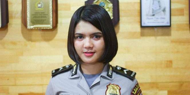 Ini Bripda Vani, Polwan Cantik Pengawal Jalannya Pilpres