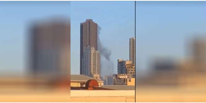 Dahsyatnya Gempa di Filipina, Air Kolam Renang di Atap Apartemen Tumpah