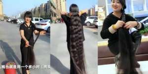 15 Tahun Tak Dipotong, Rambut Wanita Ini Lebih Panjang dari Tinggi Badannya