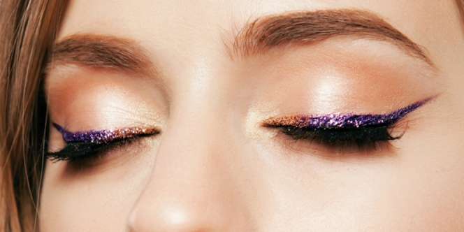3 Cara Mudah Menggunakan Eyeliner Glitter